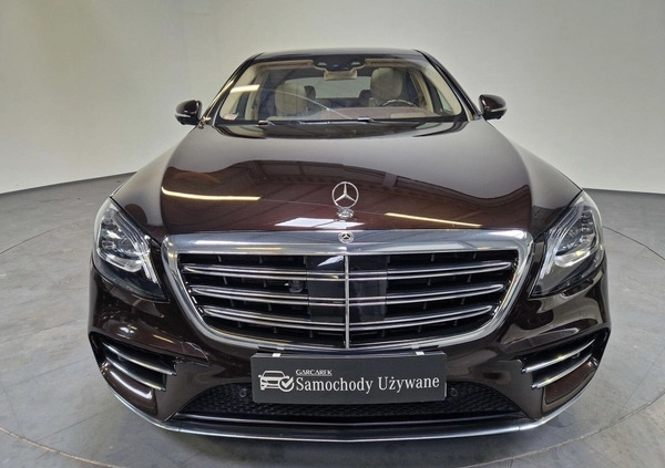 Mercedes-Benz Klasa S cena 359900 przebieg: 84653, rok produkcji 2018 z Dobra małe 631